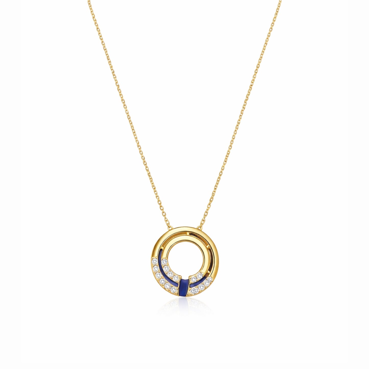 Dual Elegance Pendant Chain