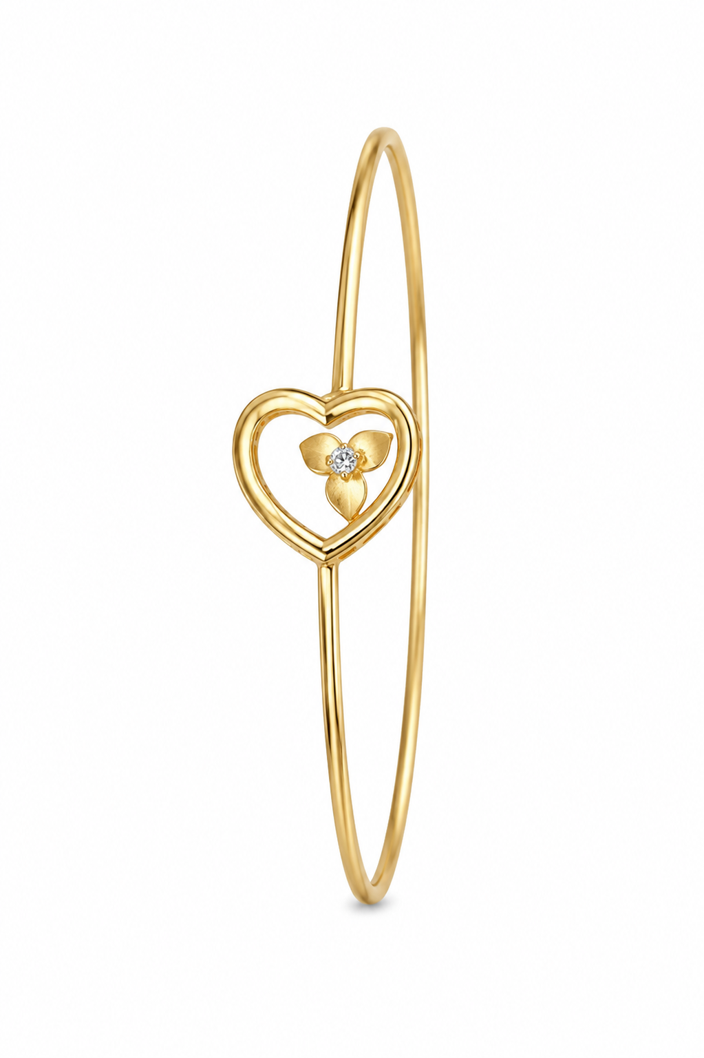 Heart Blossom Bangle