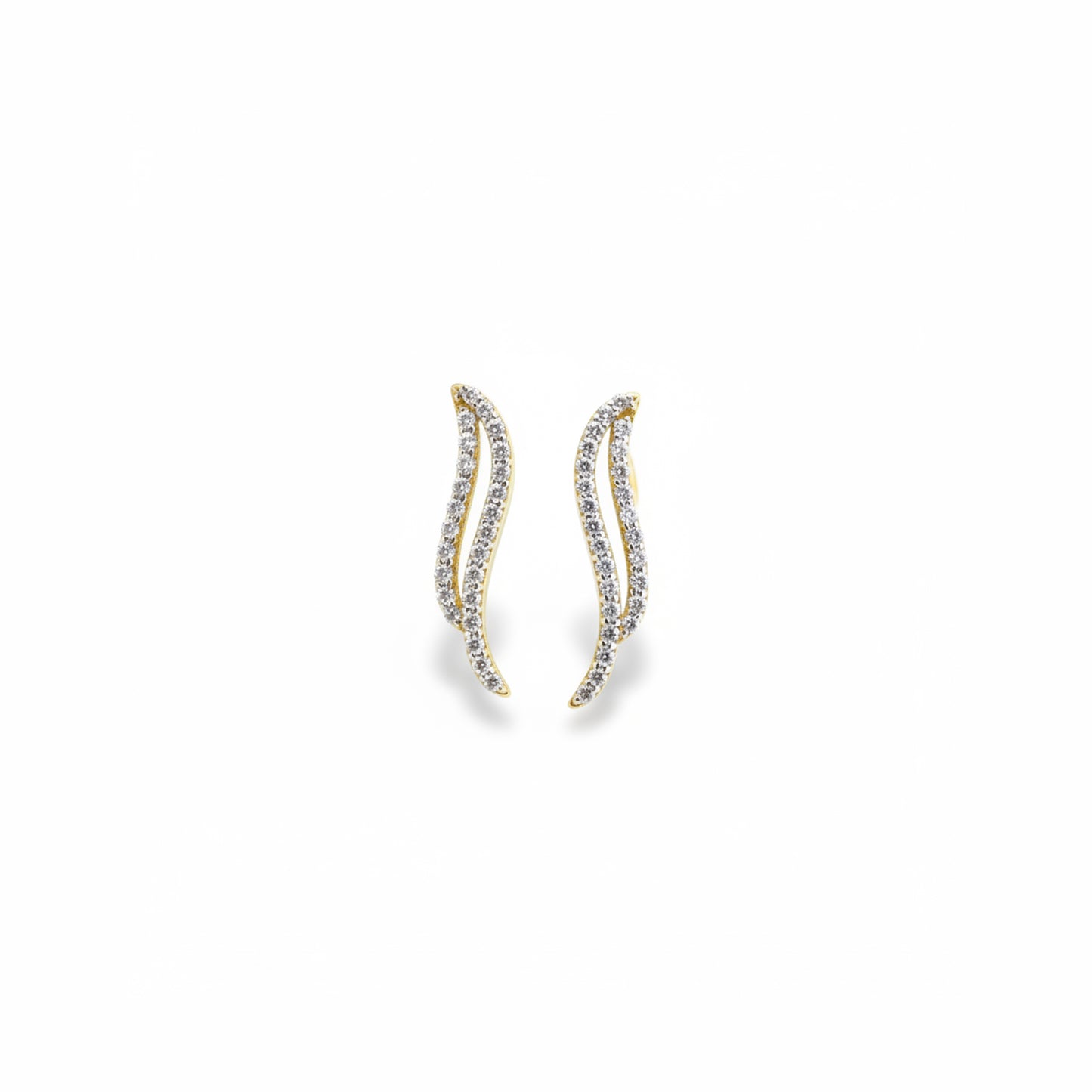 Parallel Sparkle Studs