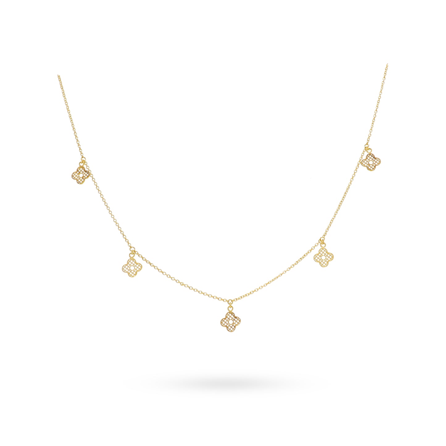 Petal Prism Charm Necklace