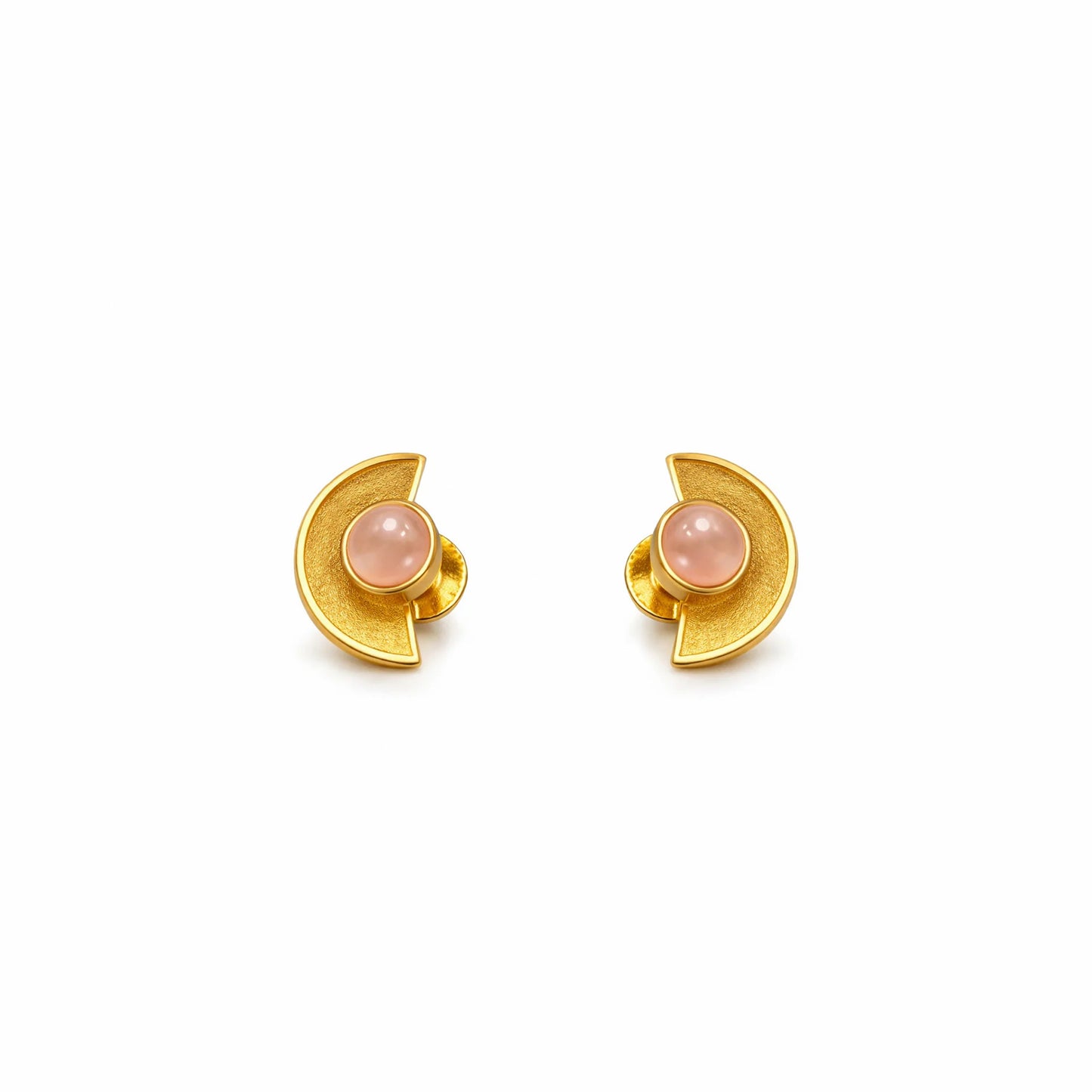 RoséGlow Gold Studs