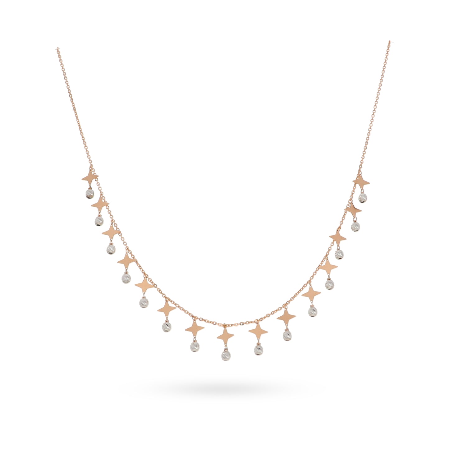 Starlit Grace Charm Necklace