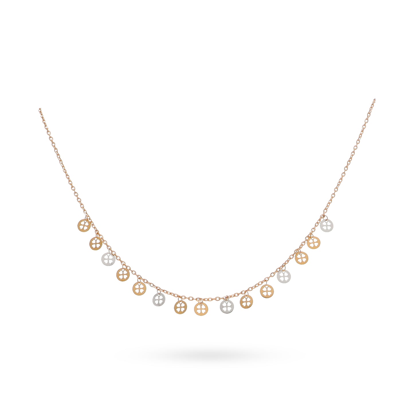 Swarna Coin Cascade Charm Necklace