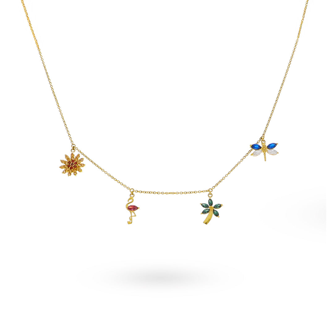 Tropic Tales Charm Necklace