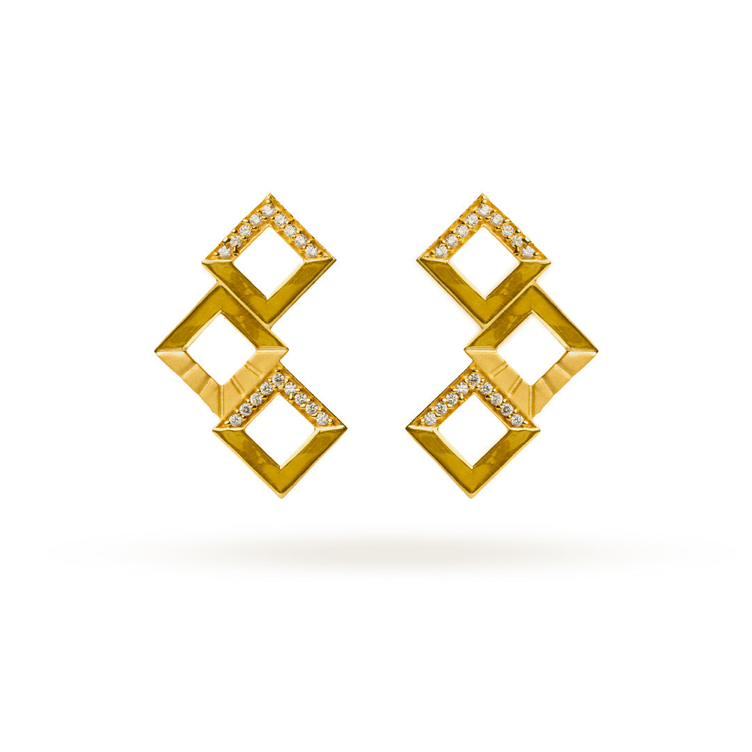 Twin Square Harmony Studs