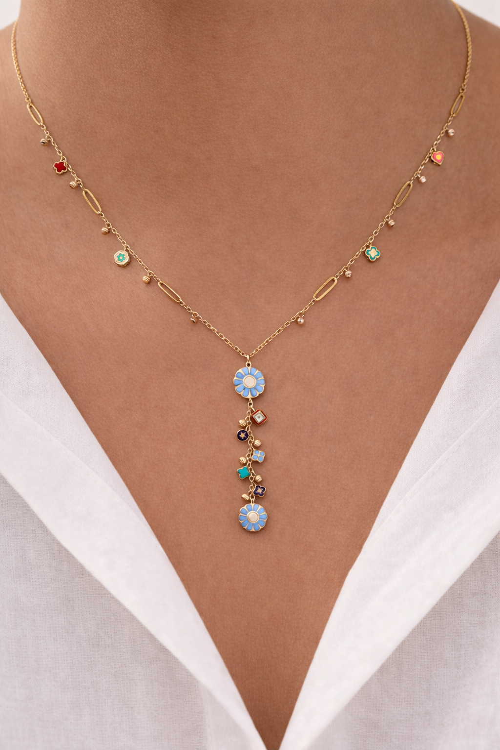 Valley Of Flowers Statement Necklace
