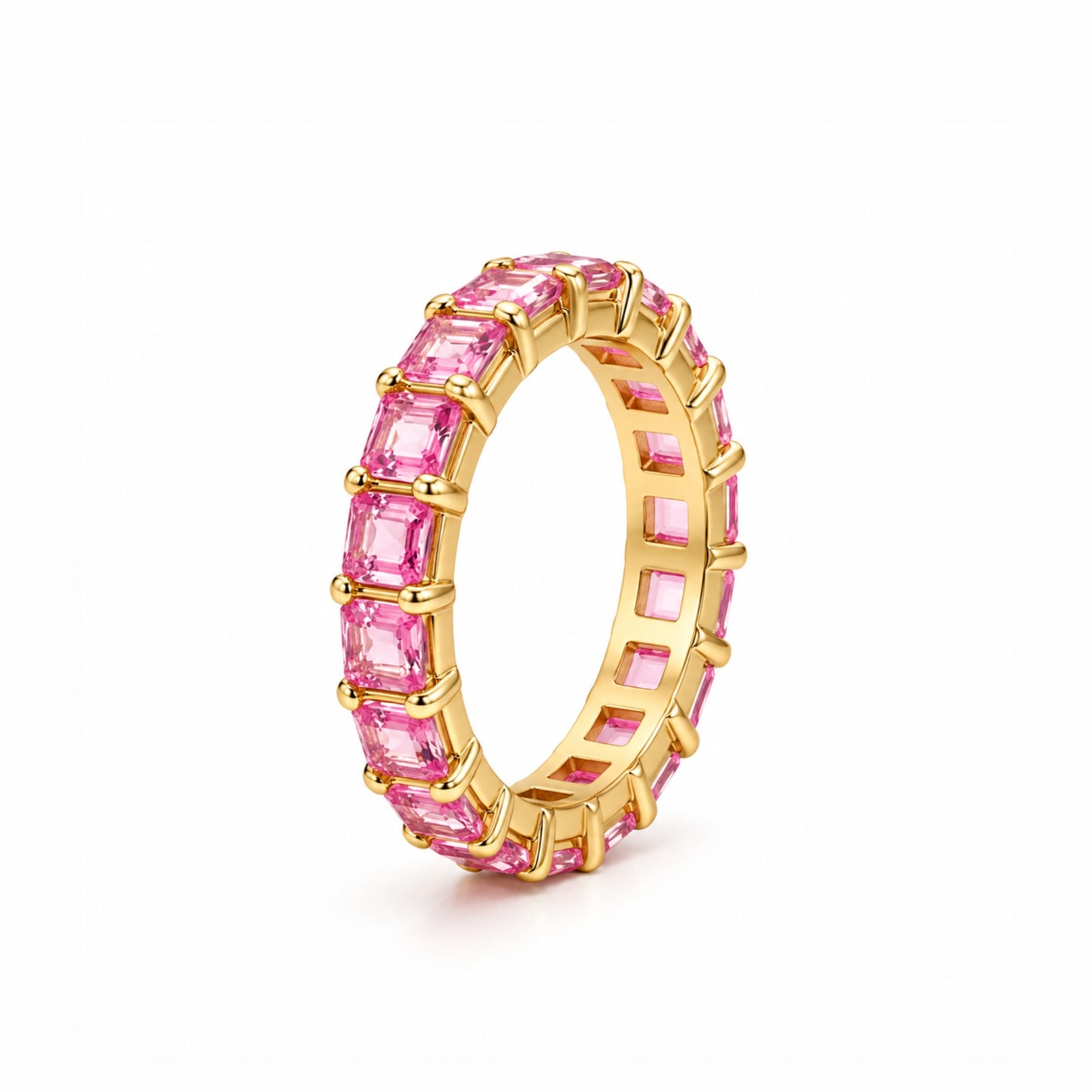 Violet Glow Radiant ring