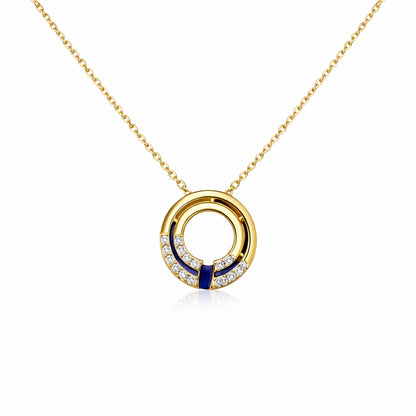 Dual Elegance Pendant Chain