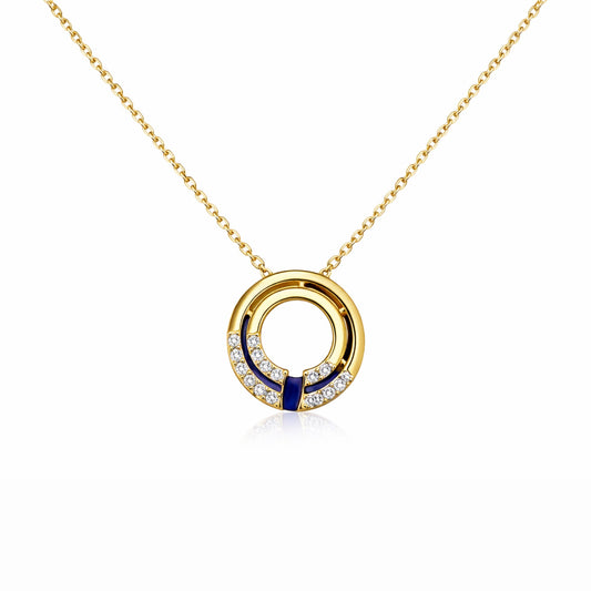 Dual Elegance Pendant Chain