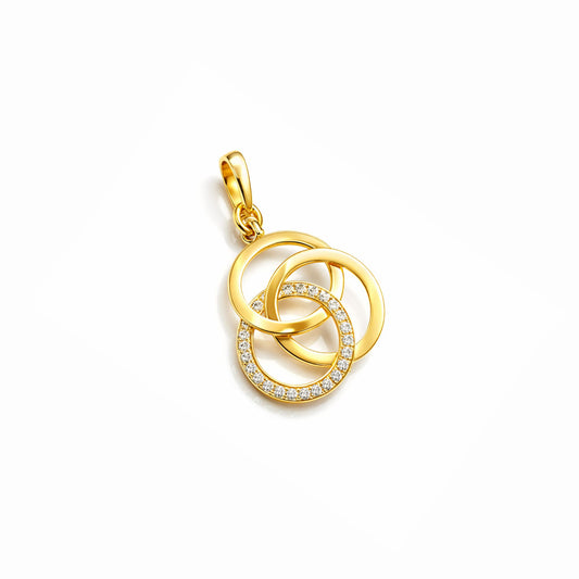 Interlocking Gold & Stone Circles