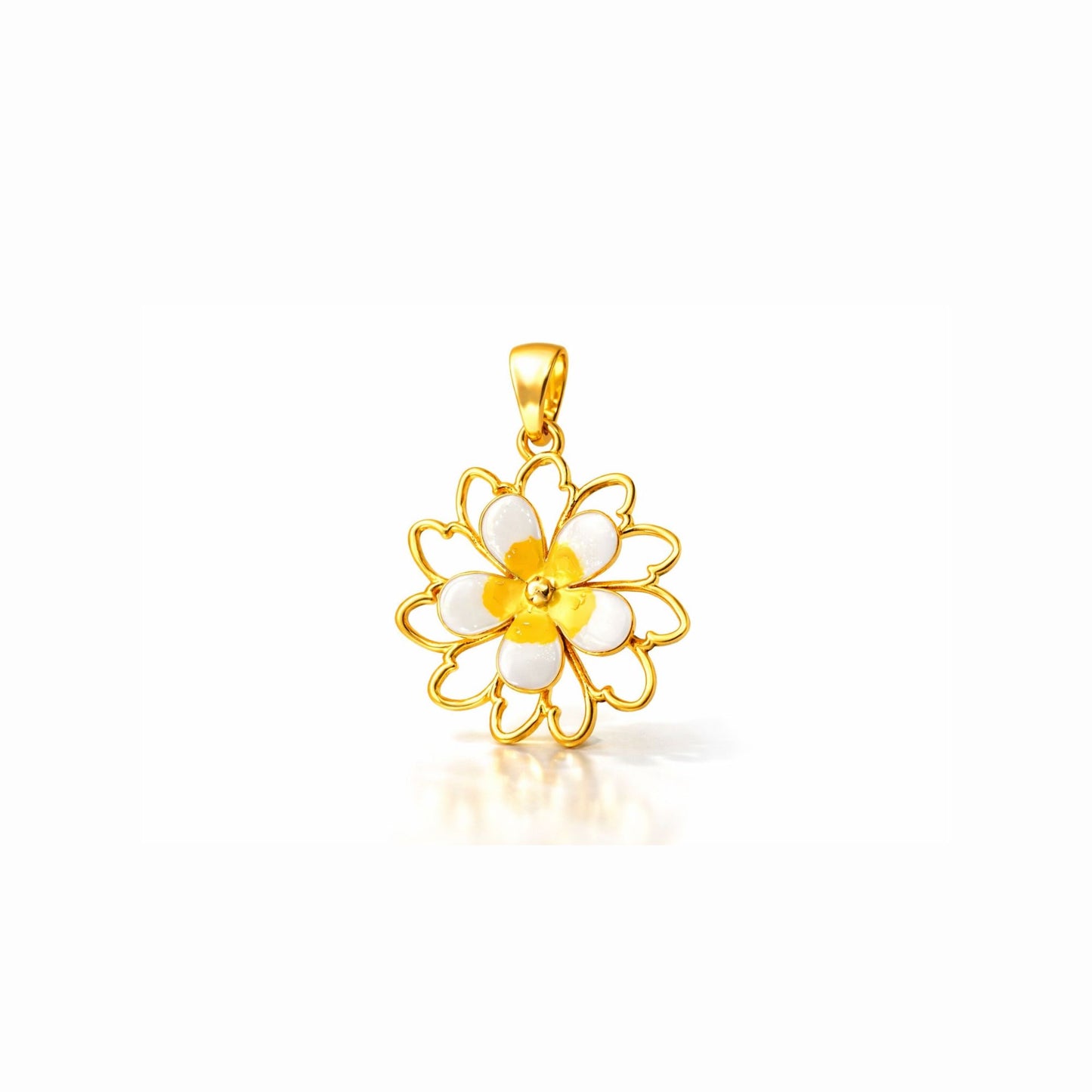 Gold-Outlined Blossom Dollar