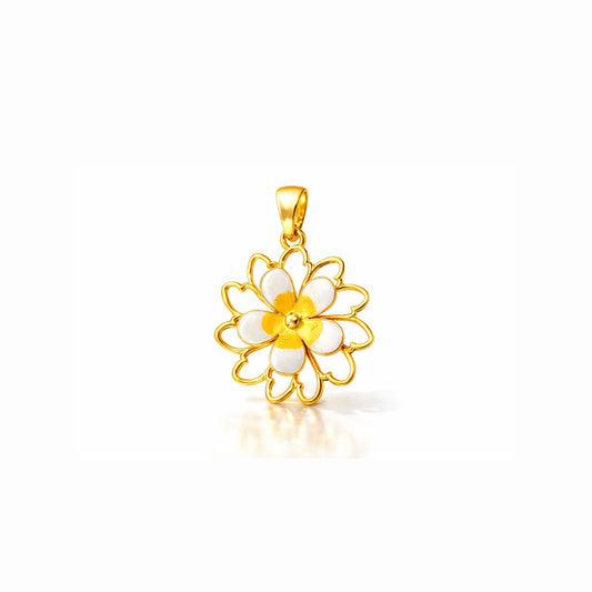 Gold-Outlined Blossom Dollar