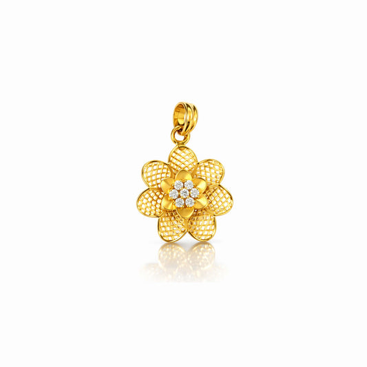 Golden Bloom Pendant