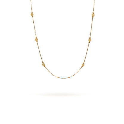 Beaded Accent Gold Chain