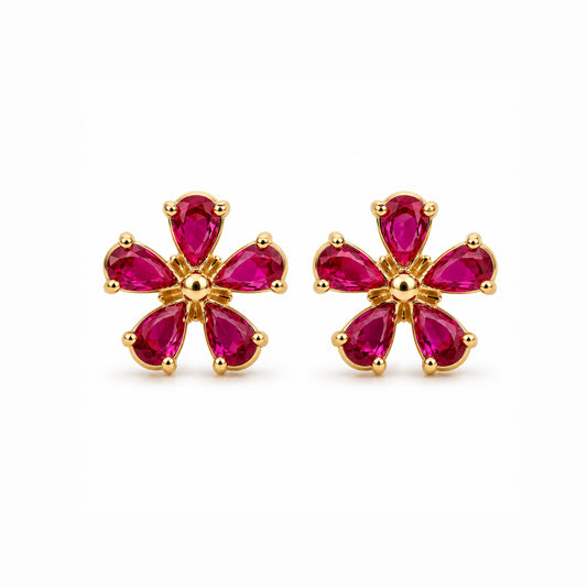 Blush Bloom Studs