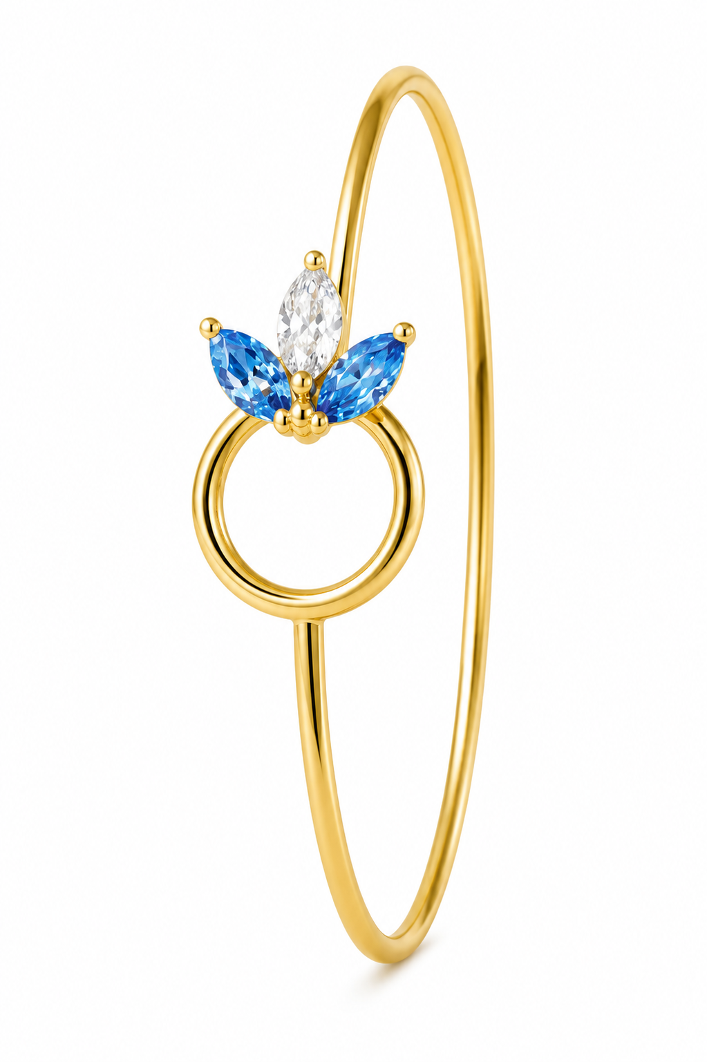 Celeste Orbit Gold Bangle