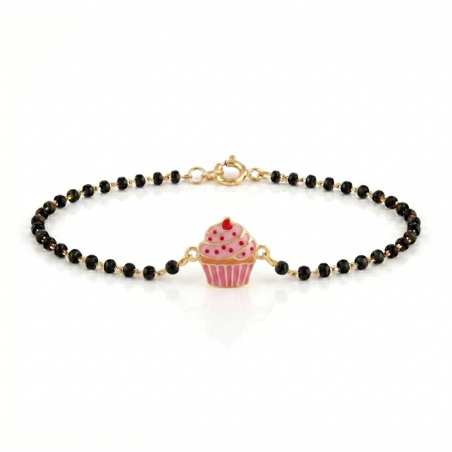 Cupcake Charm Baby Bracelet