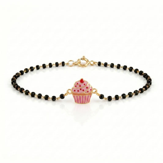 Cupcake Charm Baby Bracelet