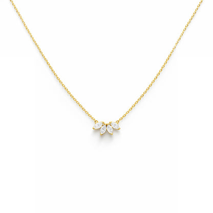 Floral Grace Marquise Chain