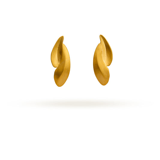 Golden Leaf Duo Studs