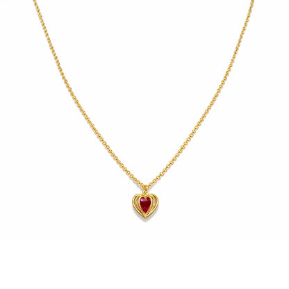 Heart Cage Pendant Chain