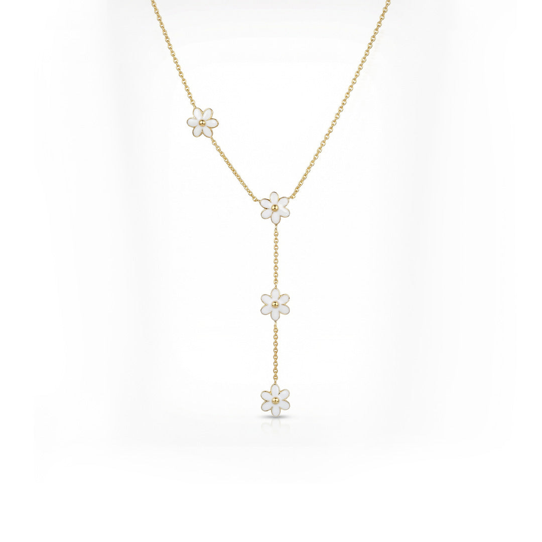 Floral Cascade-Y Necklace