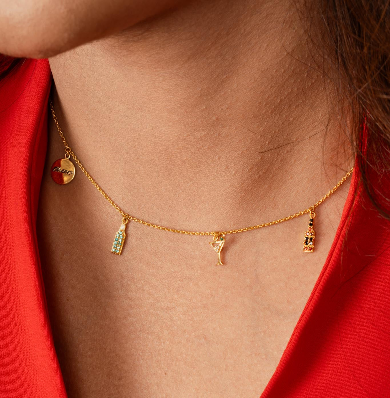 Party Hour Charm Necklace