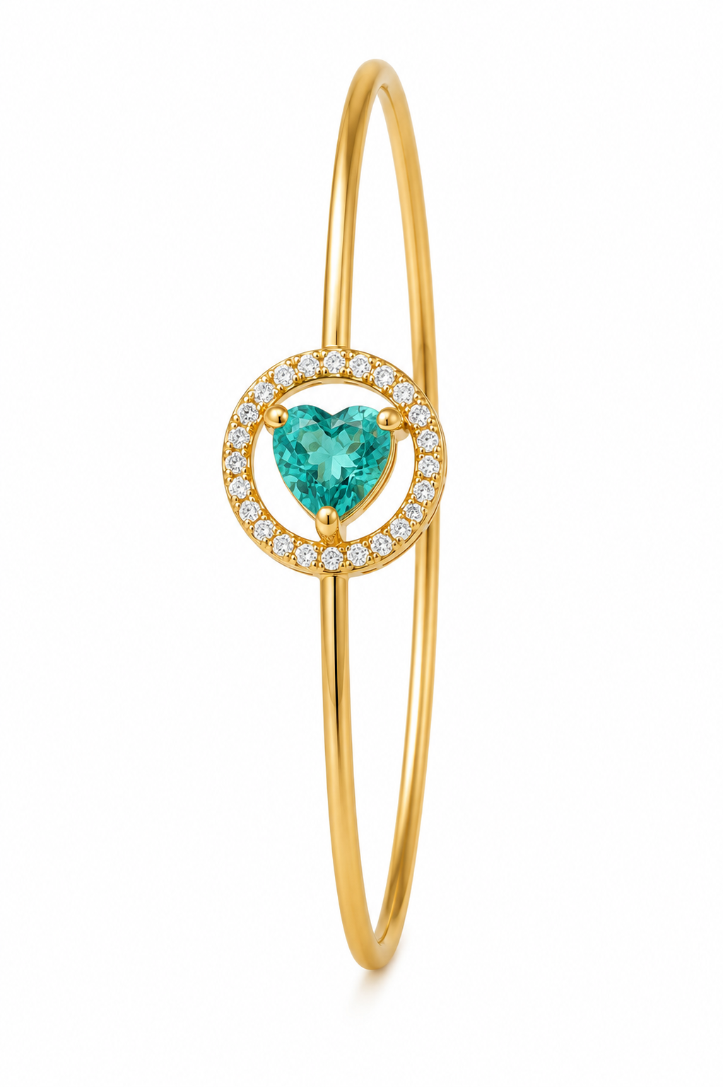 Luminous Heart Bangle