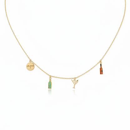 Party Hour Charm Necklace
