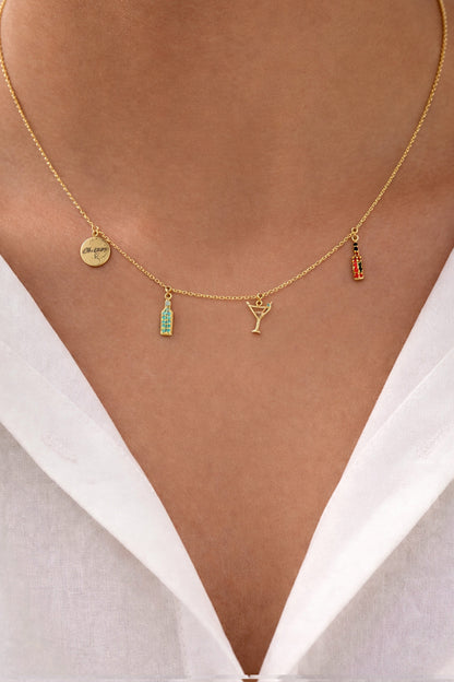Party Hour Charm Necklace