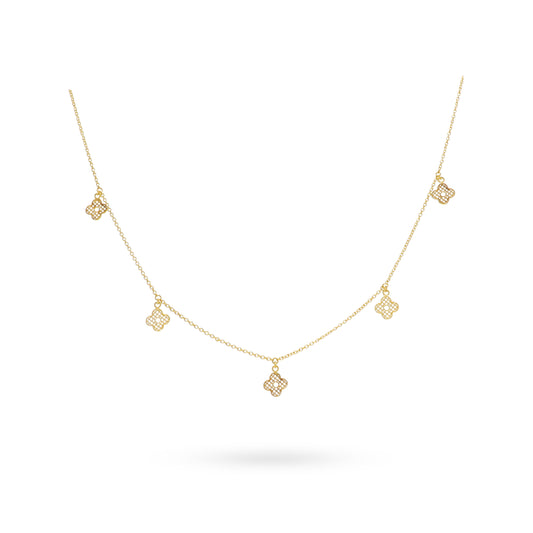 Petal Prism Charm Necklace