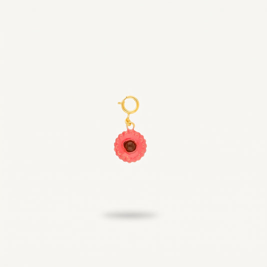 Pinky Flower Charm