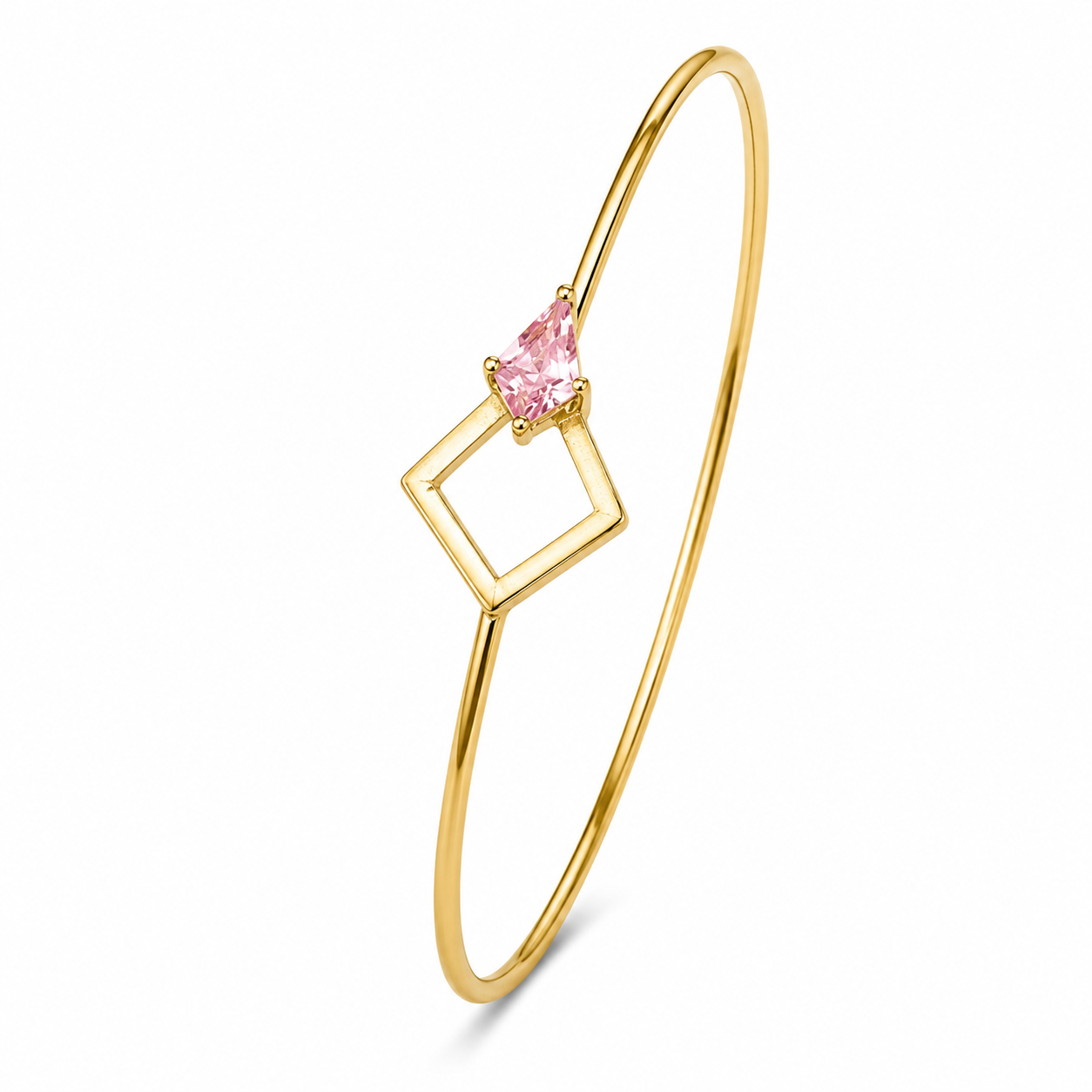 Rosé Prism Bangle
