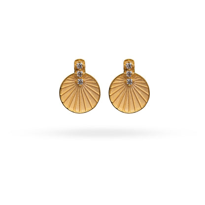 SolarGleam Gold Studs