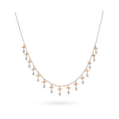 Starlit Grace Charm Necklace