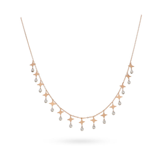 Starlit Grace Charm Necklace