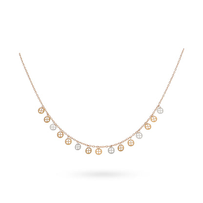 Swarna Coin Cascade Charm Necklace