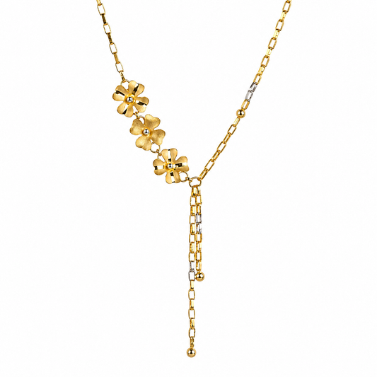 Triple Bloom Pendant Chain