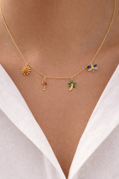 Tropic Tales Charm Necklace