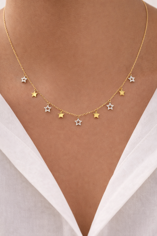 Twinkle Trail Charm Necklace