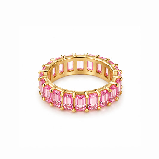 Violet Glow Radiant ring