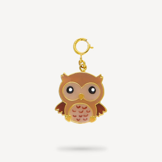 WiseWhirl Owl Charm