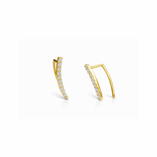 Classic Arc Gold Earrings